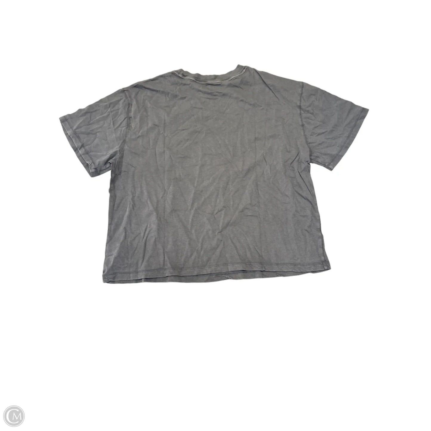 Top Short Sleeve By Aerie In Grey, Size: M