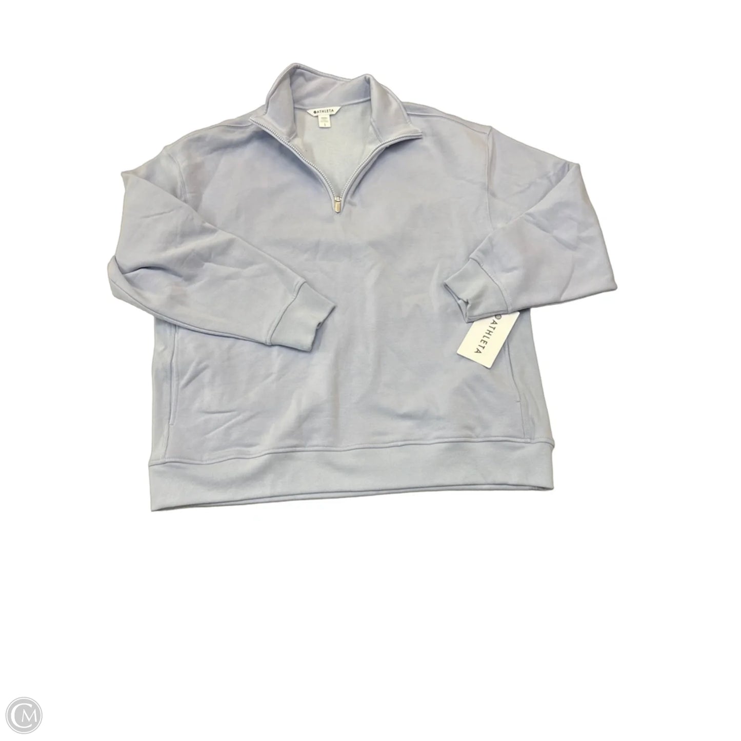 Athletic Sweatshirt Crewneck By Athleta In Blue, Size: L