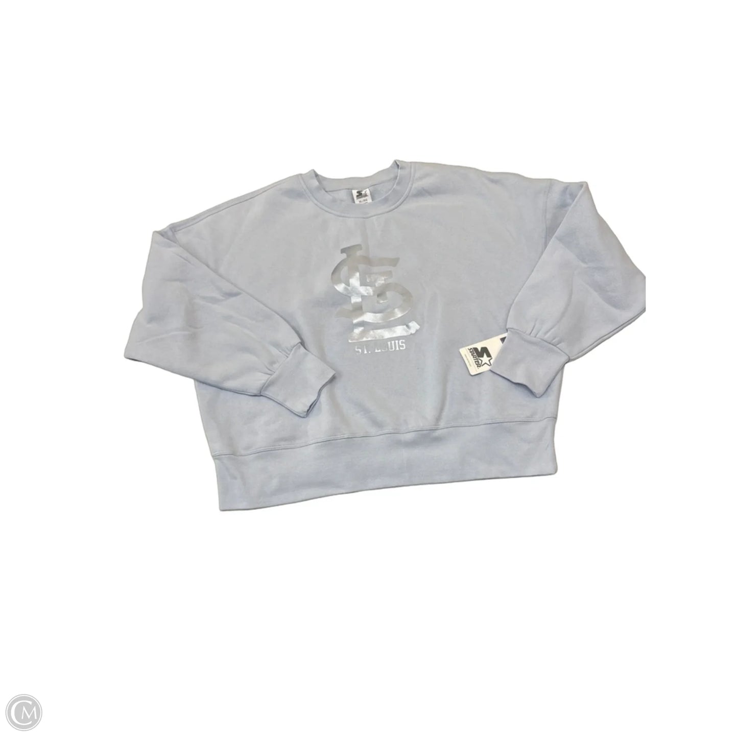 Sweatshirt Crewneck By Cmb In Blue, Size: Xl