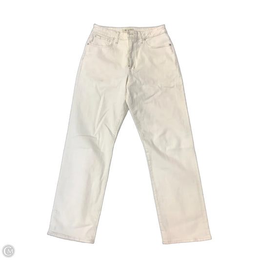 Jeans Wide Leg By Madewell In Cream, Size: 10
