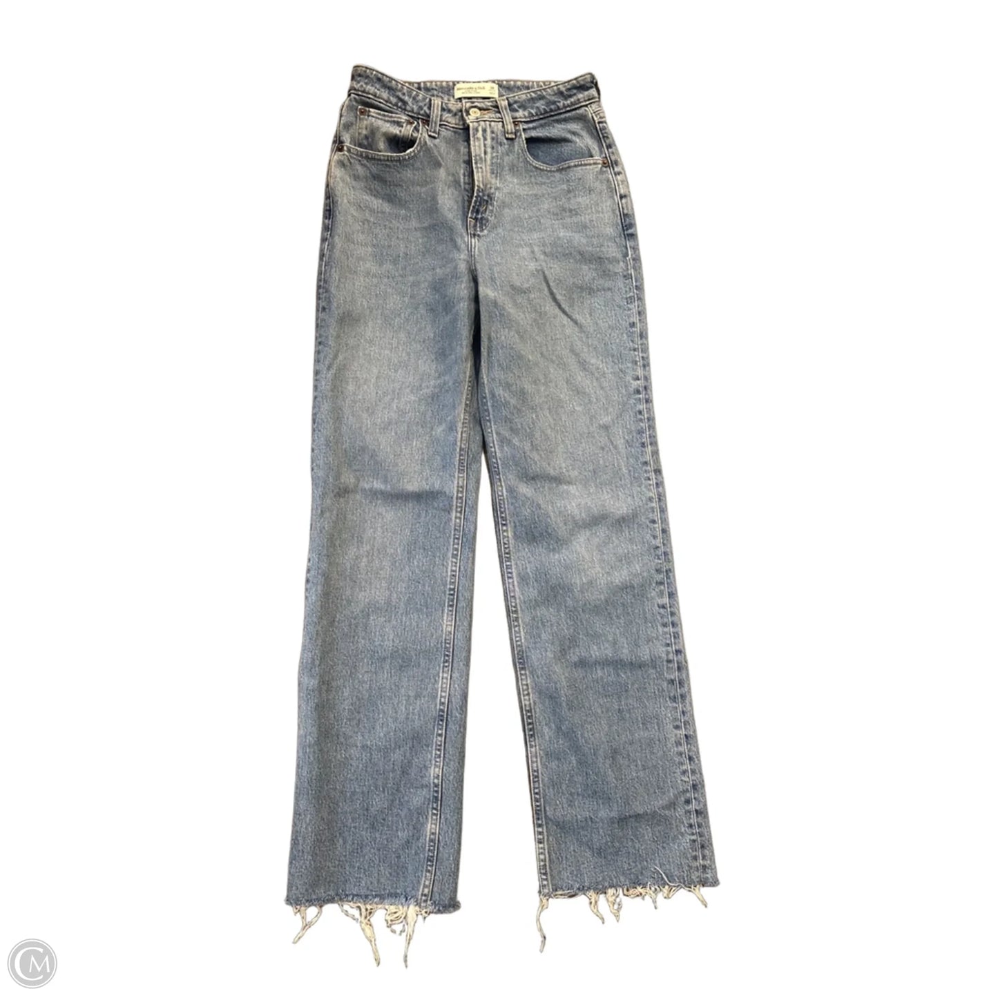 Jeans Straight By Abercrombie And Fitch In Blue, Size: 2