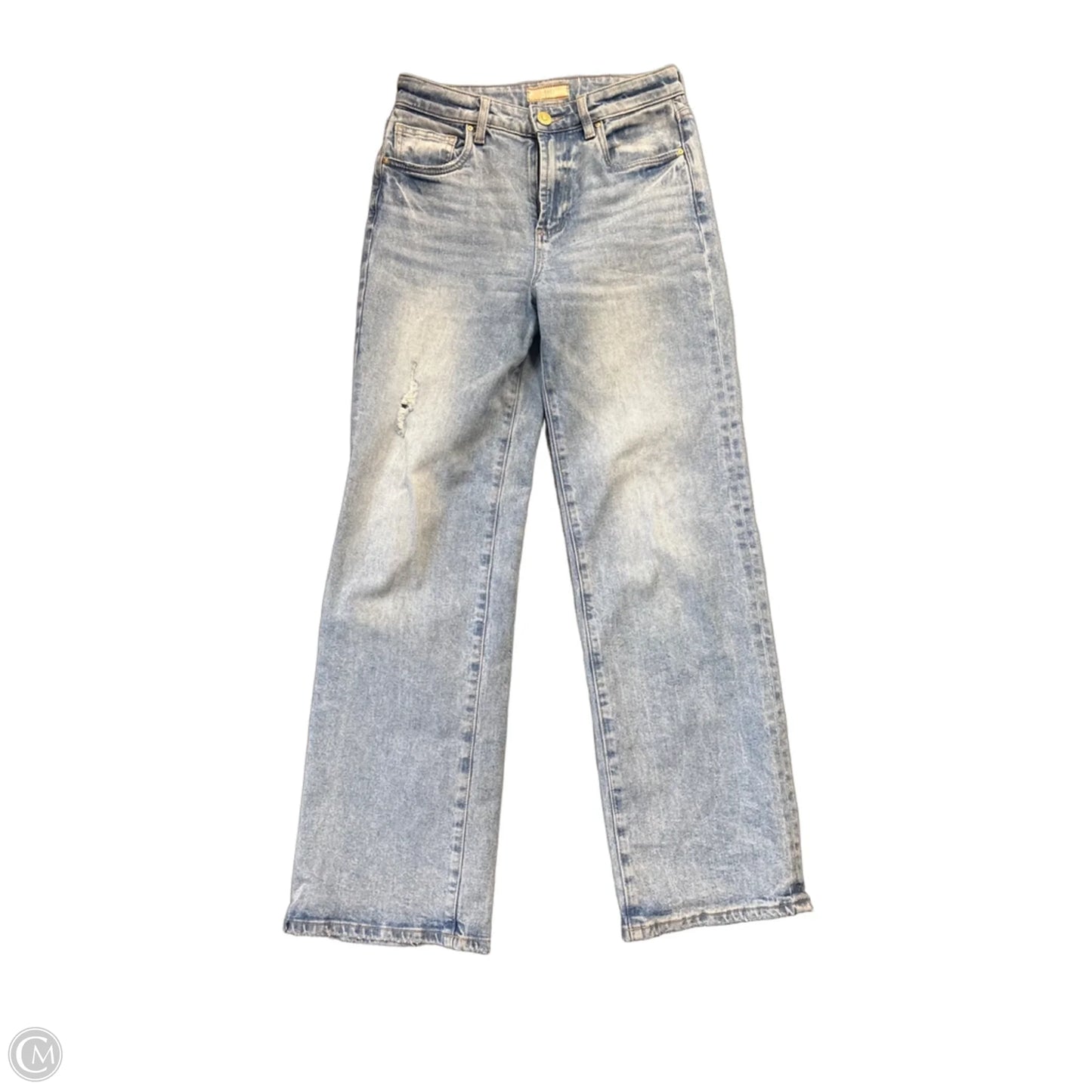Jeans Wide Leg By Kut In Blue, Size: 0
