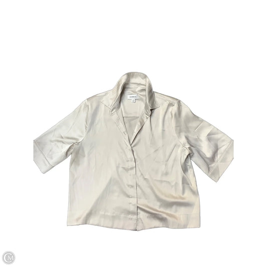 Top Short Sleeve By Evereve In Grey, Size: S