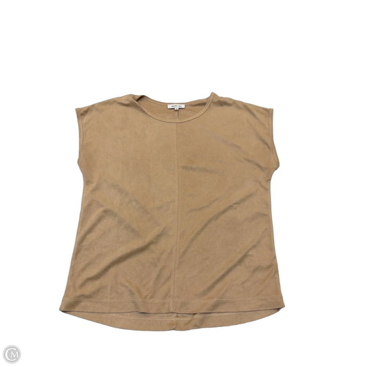 Top Short Sleeve By Another Love In Beige, Size: S