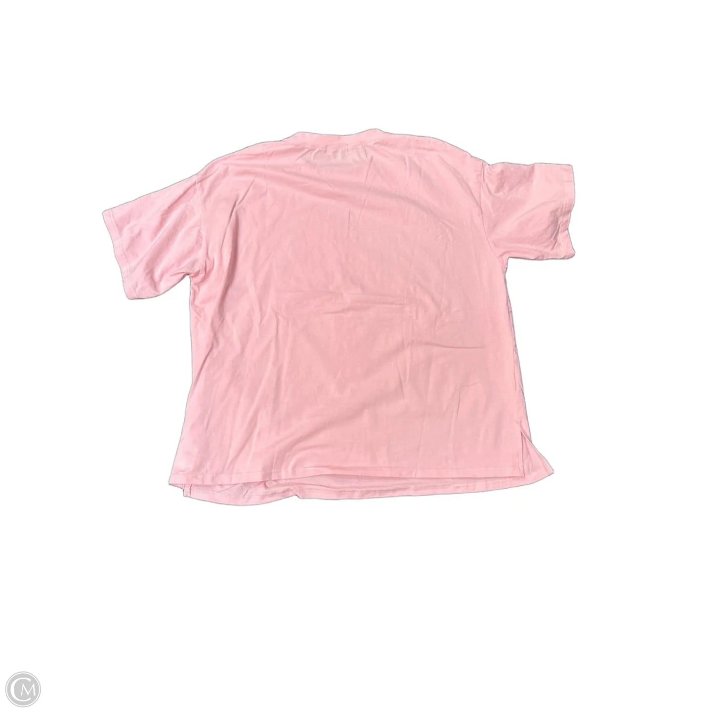 Top Short Sleeve By Clothes Mentor In Pink, Size: L