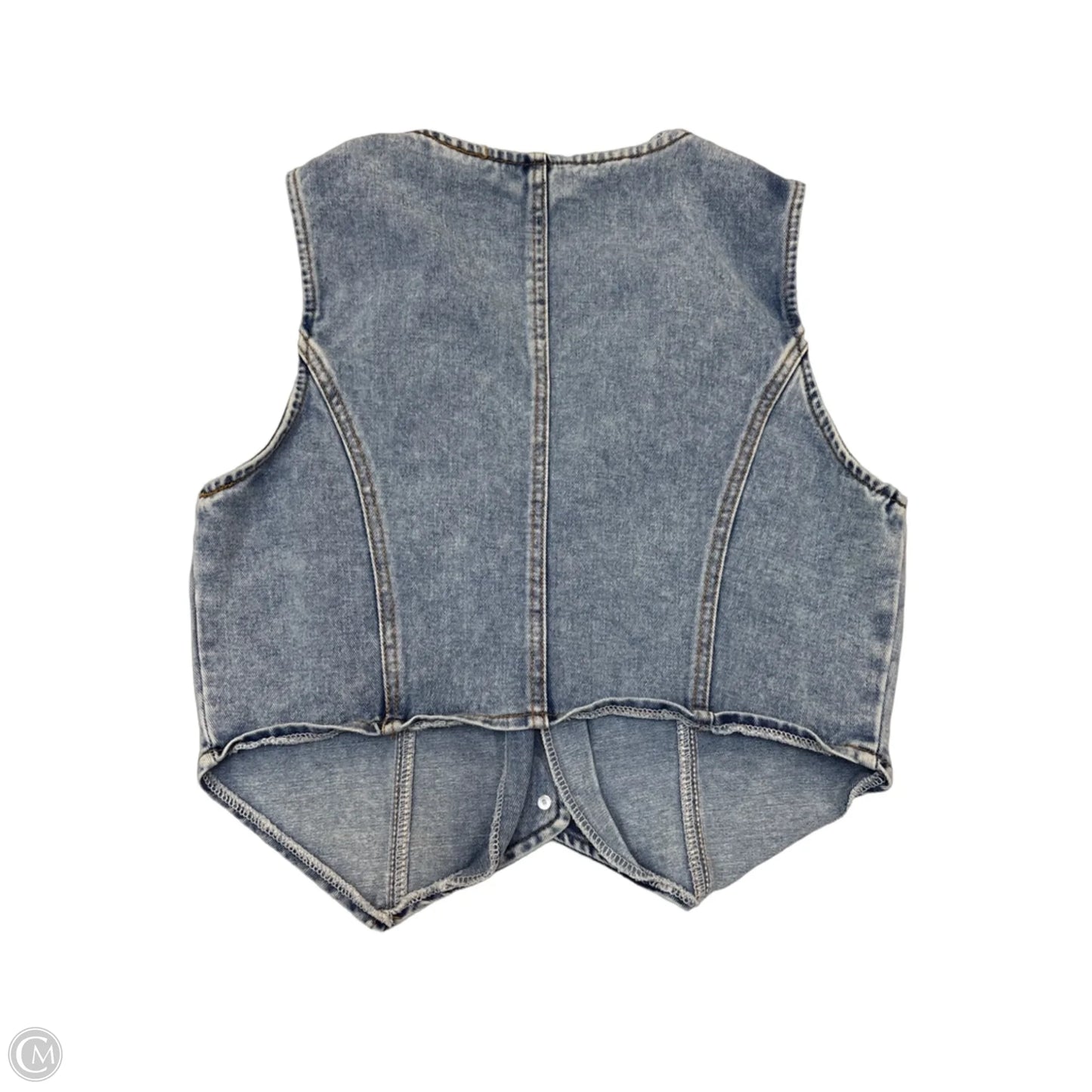 Vest Other By Clothes Mentor In Blue, Size: M