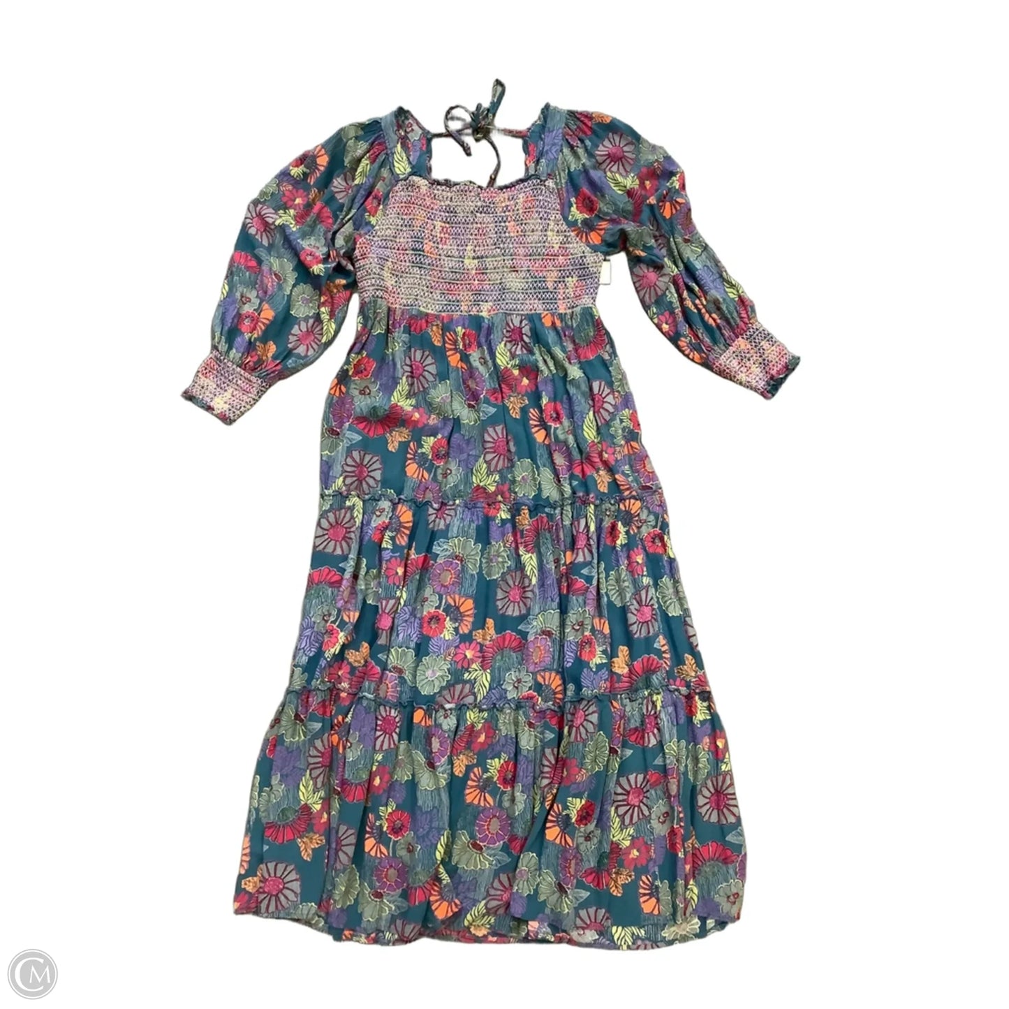 Dress Casual Maxi By Cmb In Floral Print, Size: L