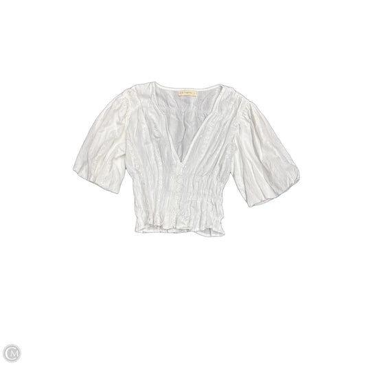 Top Short Sleeve By By Together In White, Size: S