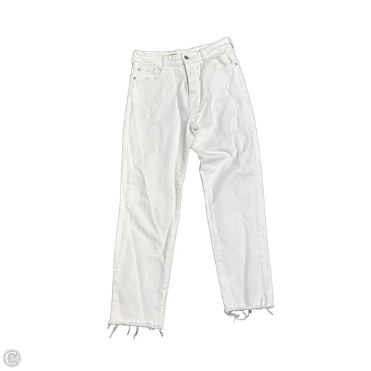 Jeans Boyfriend By Pilcro In White, Size: 26