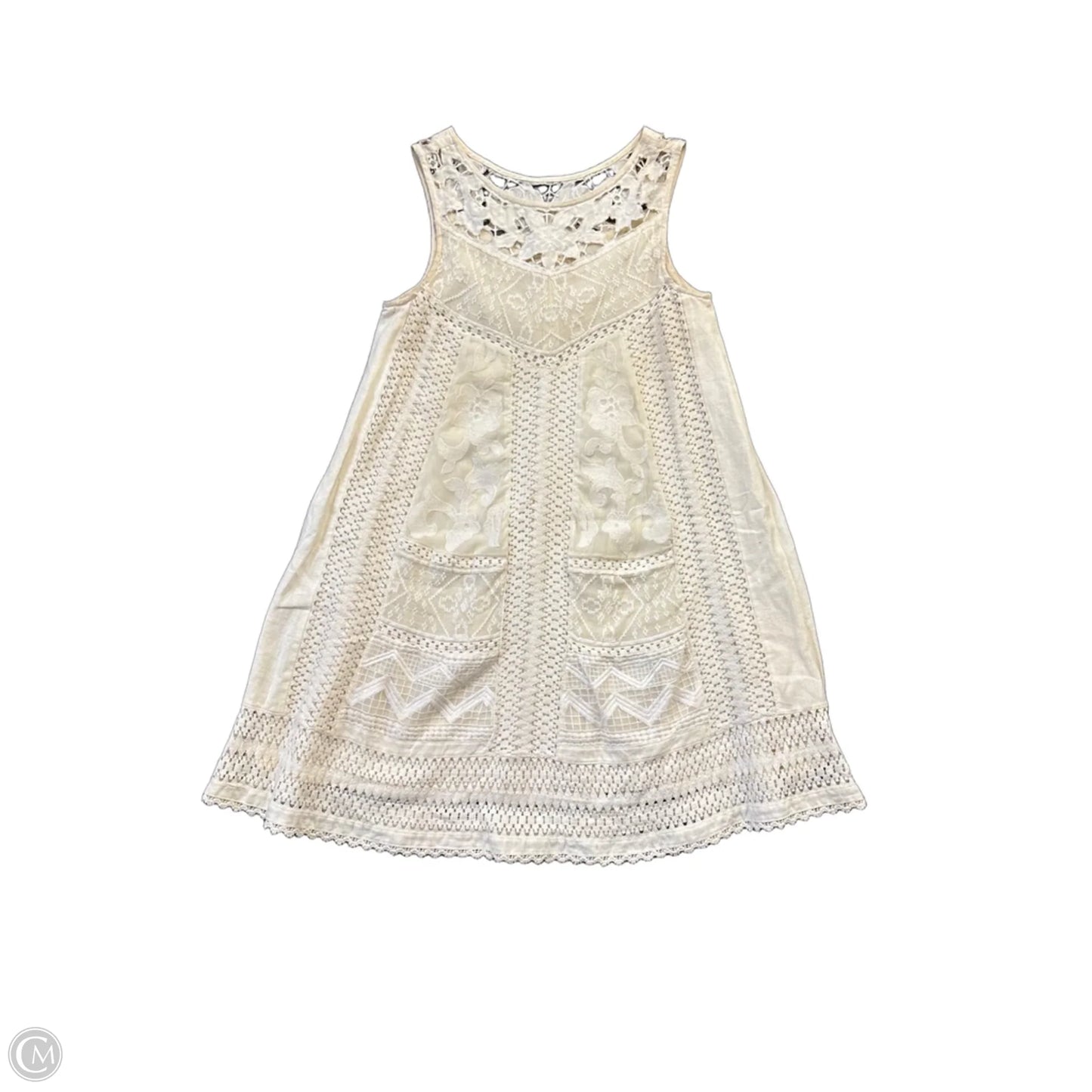 Dress Casual Short By Cma In Cream, Size: 0