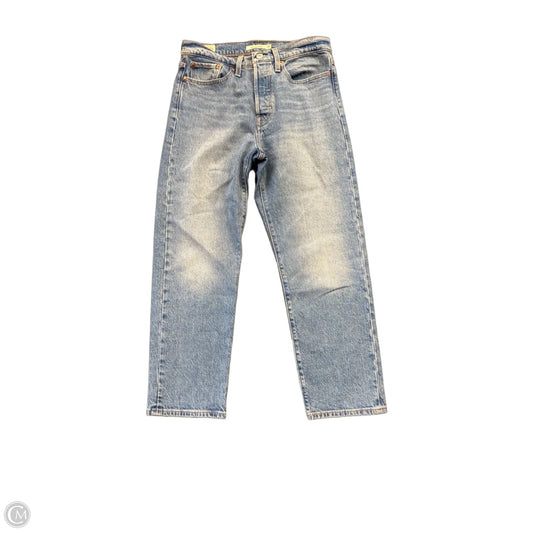 Jeans Straight By Levis In Blue, Size: 4