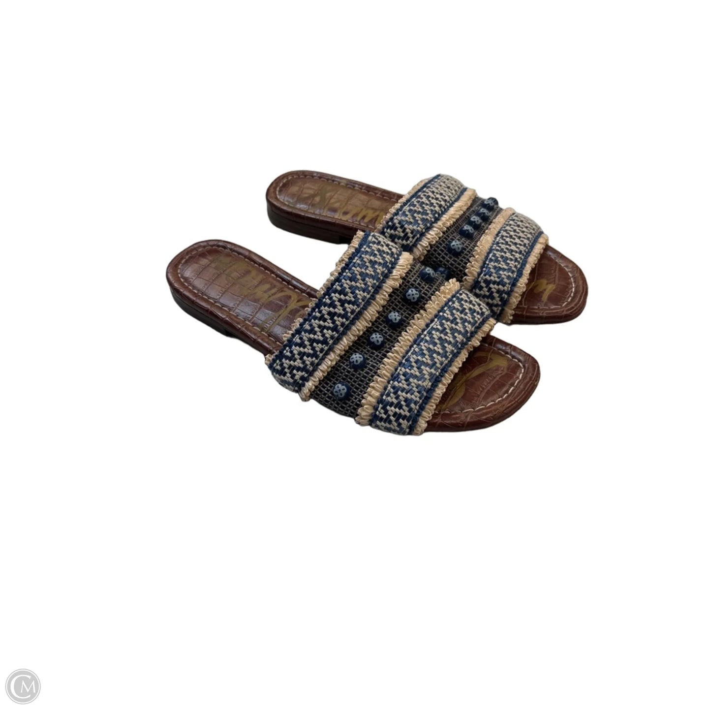 Sandals Flats By Sam Edelman In Blue, Size: 7