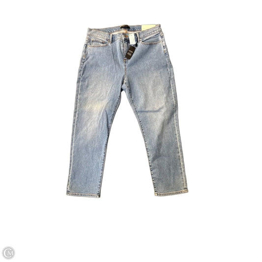 Jeans Cropped By Ann Taylor In Blue Denim, Size: 8
