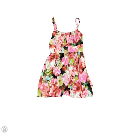 Dress Casual Short By Nine Britton In Floral Print, Size: L