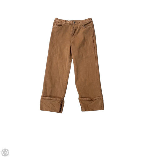 Jeans Wide Leg By Kut In Brown, Size: 10