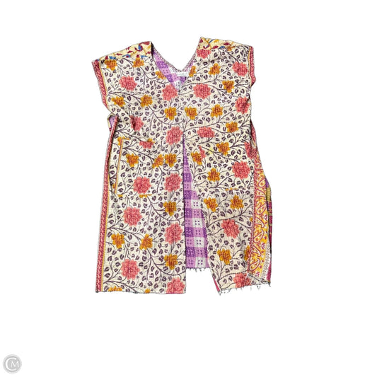 Tunic 3/4 Sleeve By Clothes Mentor In Multi-colored, Size: Osfm