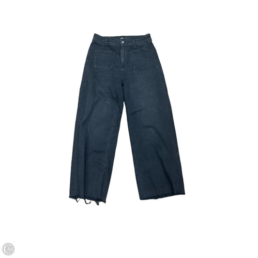 Jeans Wide Leg By Oat In Black, Size: 8