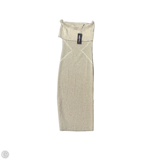 Dress Party Long By Clothes Mentor In Gold, Size: S