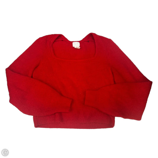 Sweater By H&m In Red, Size: M