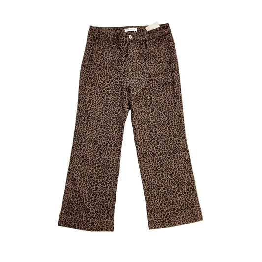 Jeans Boot Cut By Free Country In Animal Print, Size: M