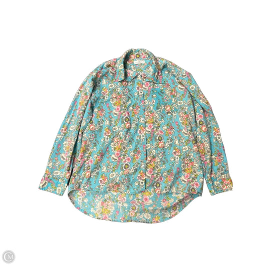 Top Long Sleeve By Natural Life In Floral Print, Size: Xs