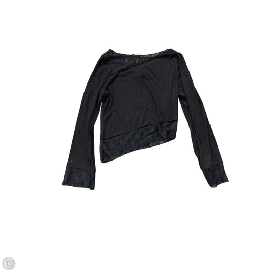 Top Long Sleeve By Clothes Mentor In Black, Size: L