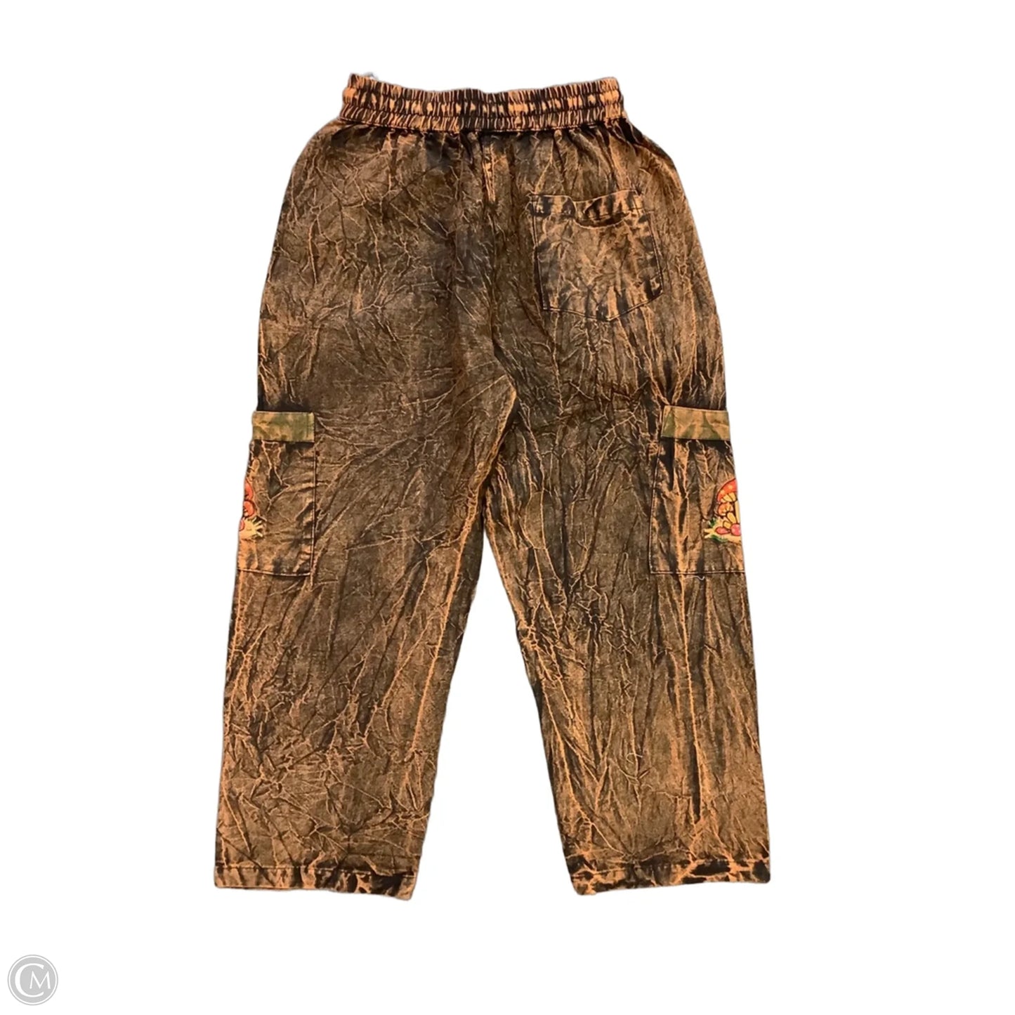 Pants Cropped By River Island In Orange, Size: S