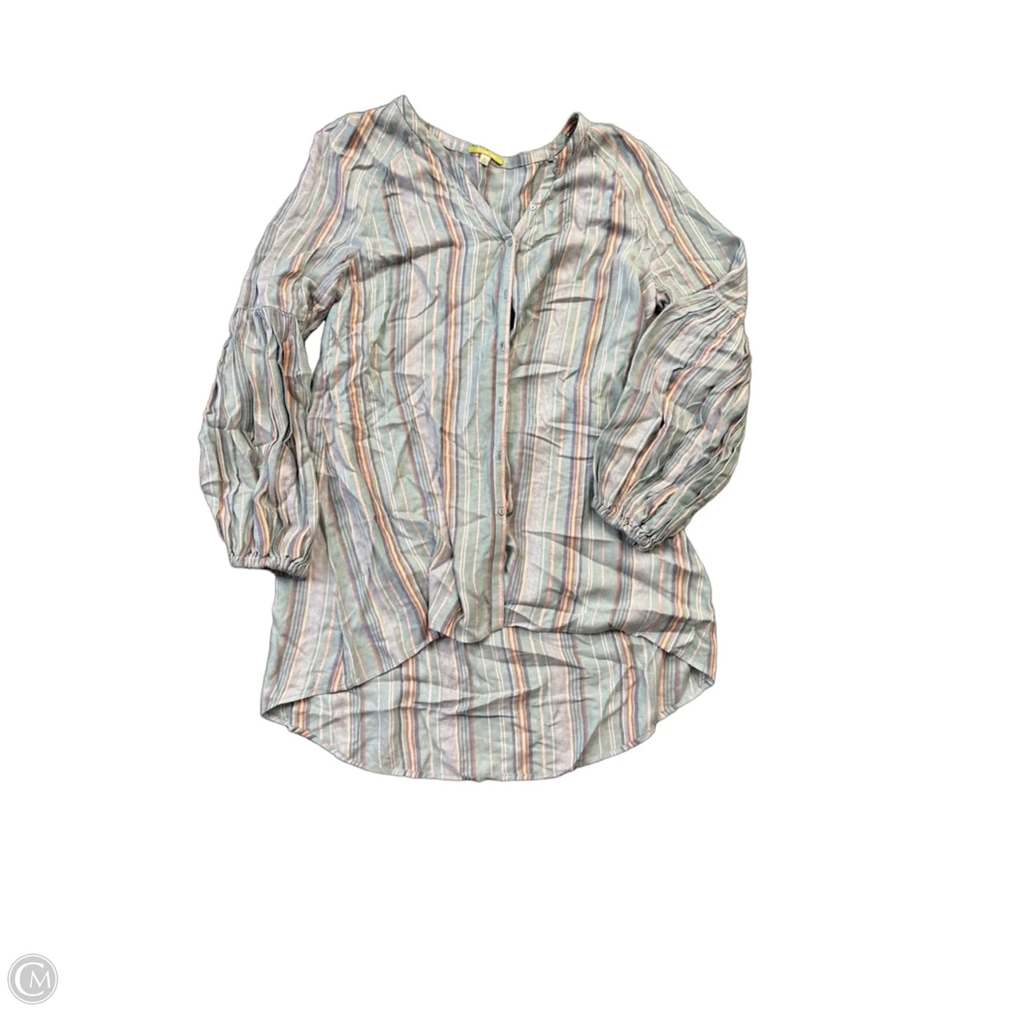 Top Long Sleeve By Clothes Mentor In Blue, Size: S