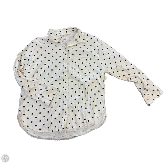 Top Long Sleeve By Aerie In White, Size: Sp