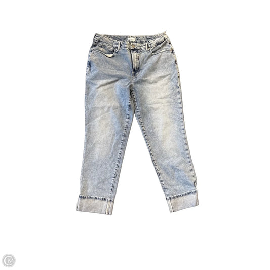 Jeans Straight By Good American In Blue Denim, Size: 10