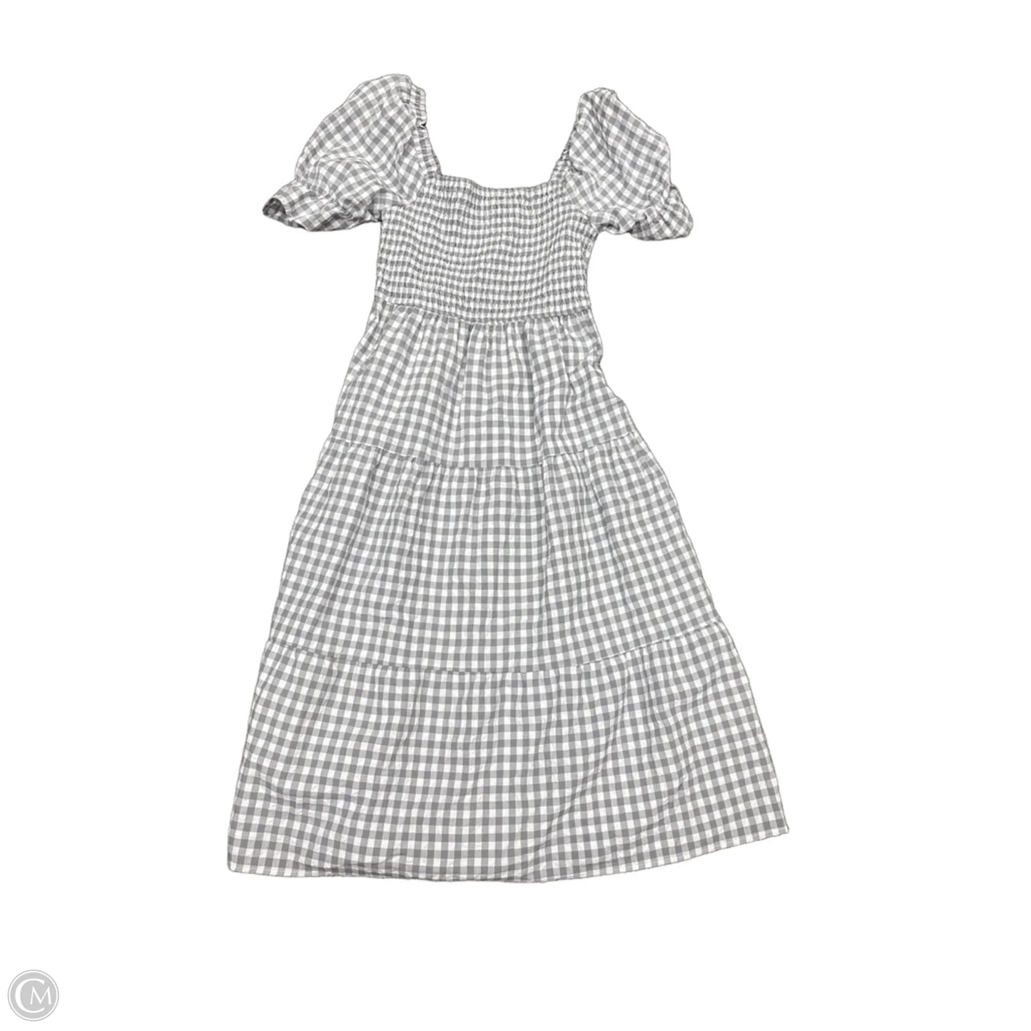 Dress Party Short By Zesica In Grey & White, Size: L