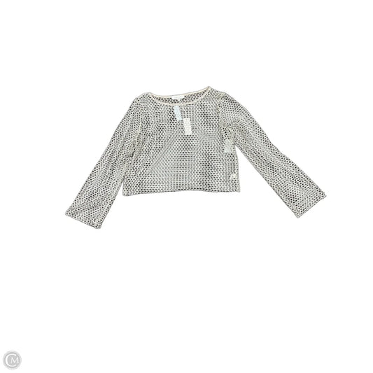 Top Long Sleeve By Gilded Intent In Gold, Size: S