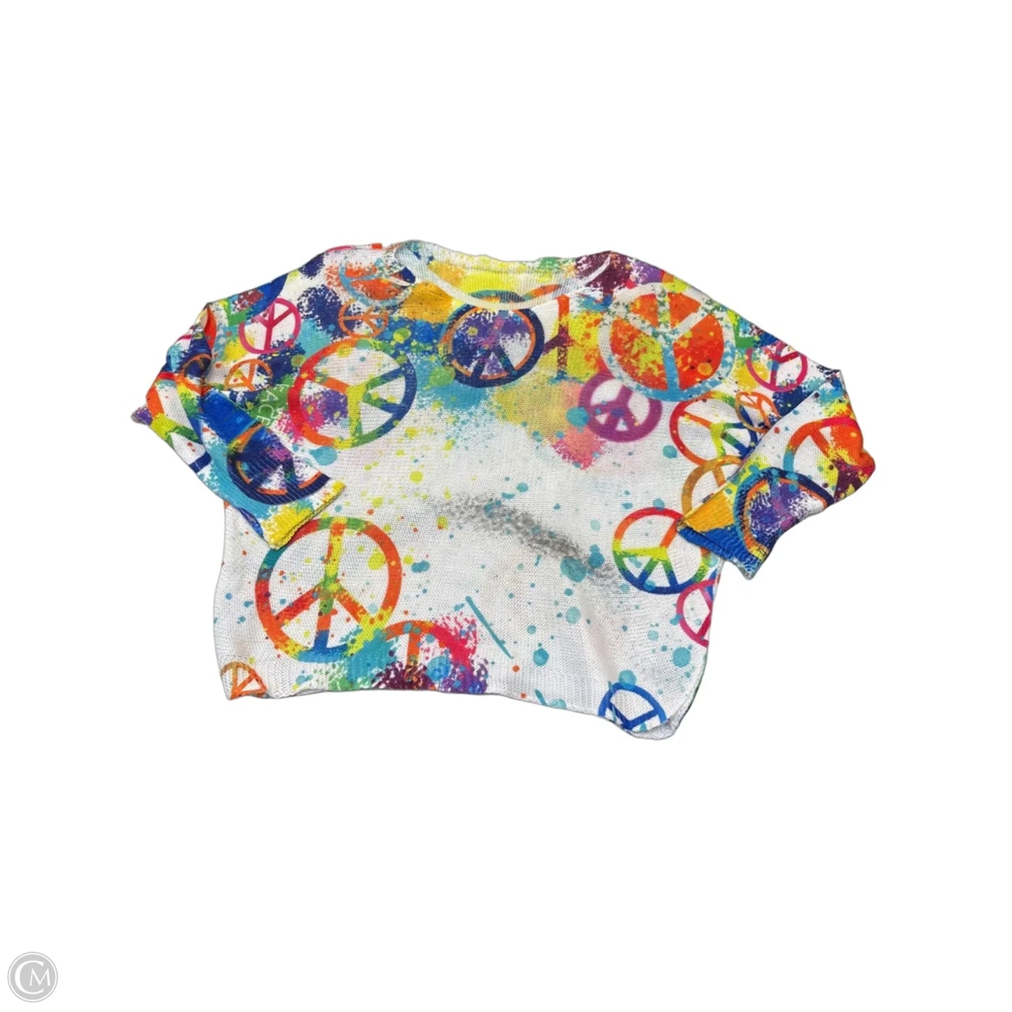 Sweater By Clothes Mentor In Tie Dye Print, Size: S