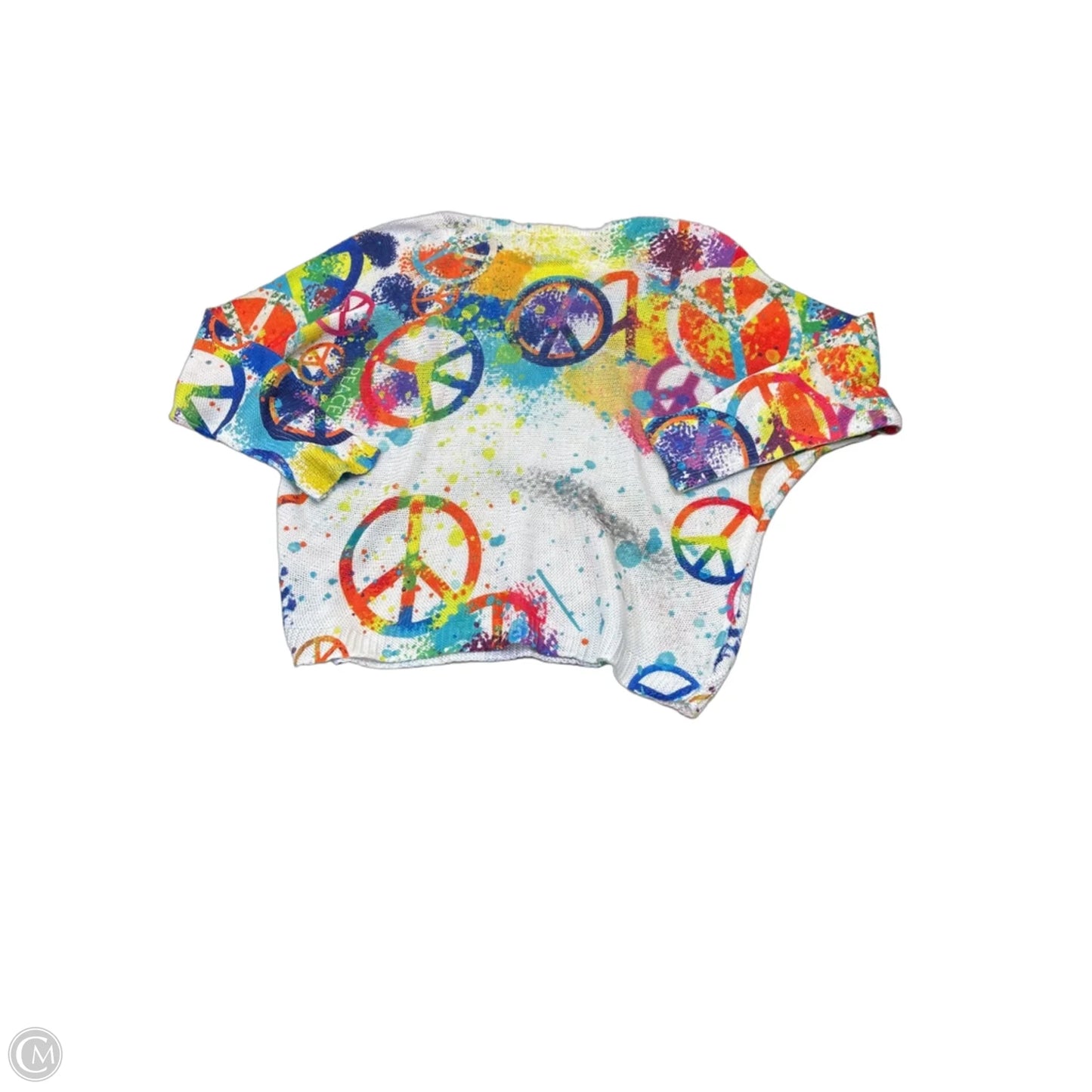 Sweater By Clothes Mentor In Tie Dye Print, Size: S
