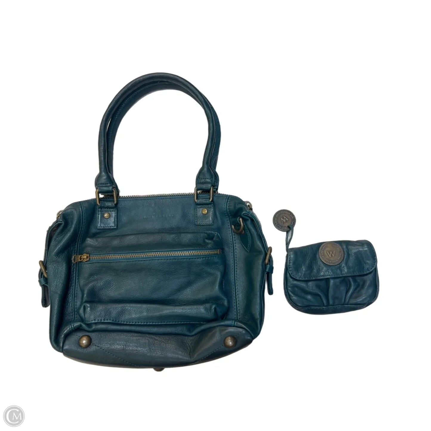 Handbag Leather By Cma, Size: Medium