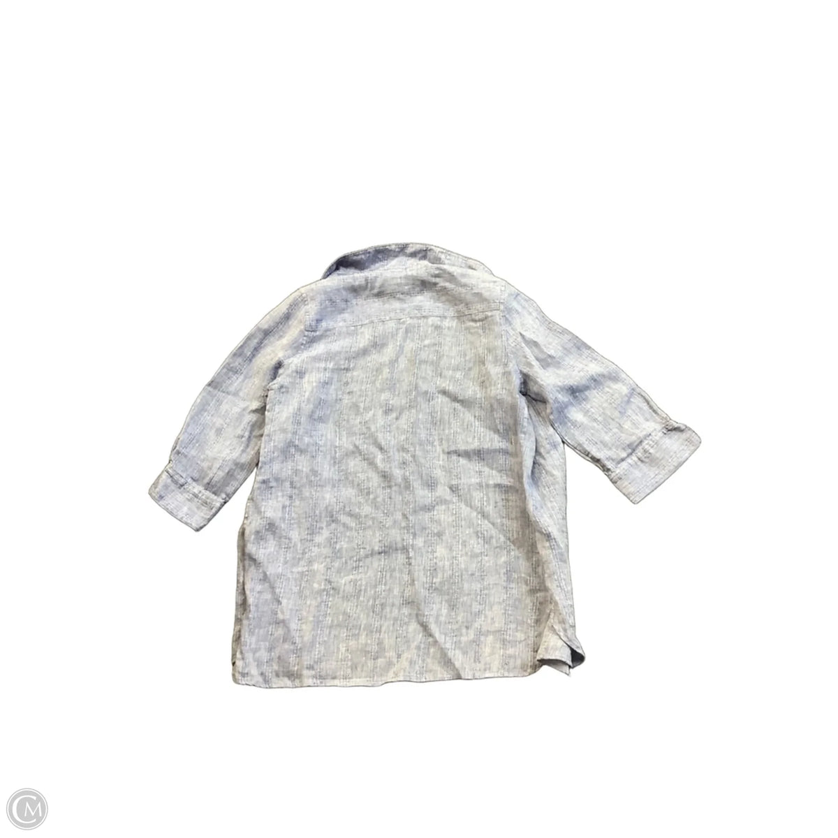 Top Long Sleeve By Chicos In Blue, Size: S