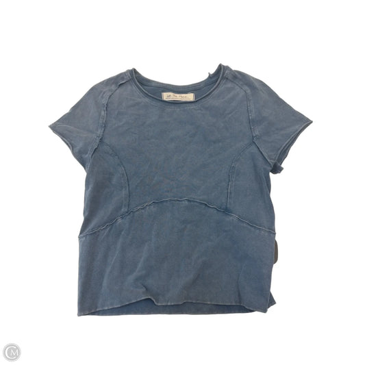Top Short Sleeve By We The Free In Blue, Size: Xs