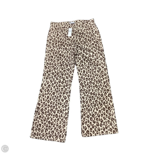 Jeans Flared By Ann Taylor In Animal Print, Size: 2