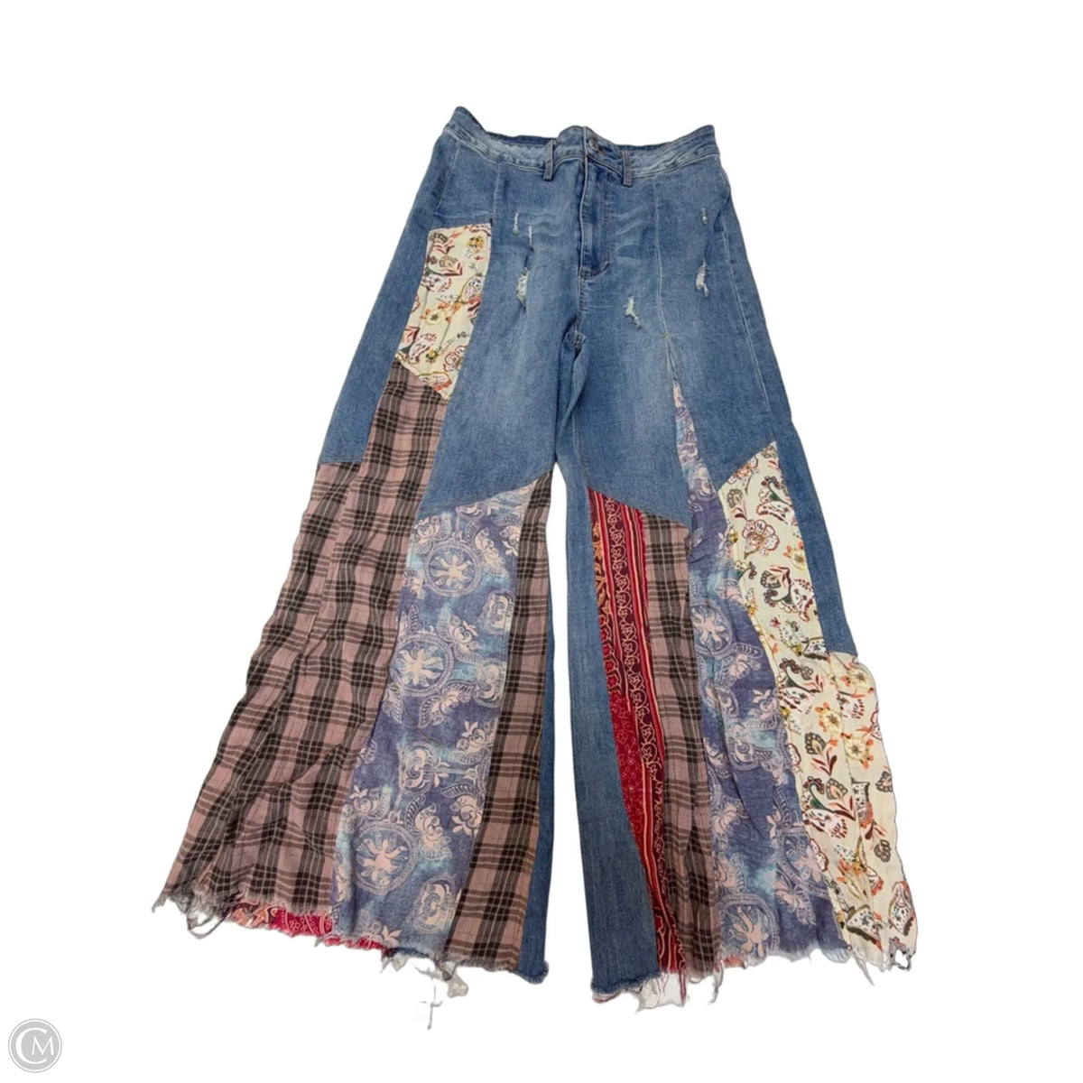 Jeans Flared By Jaded Gypsy In Blue, Size: L