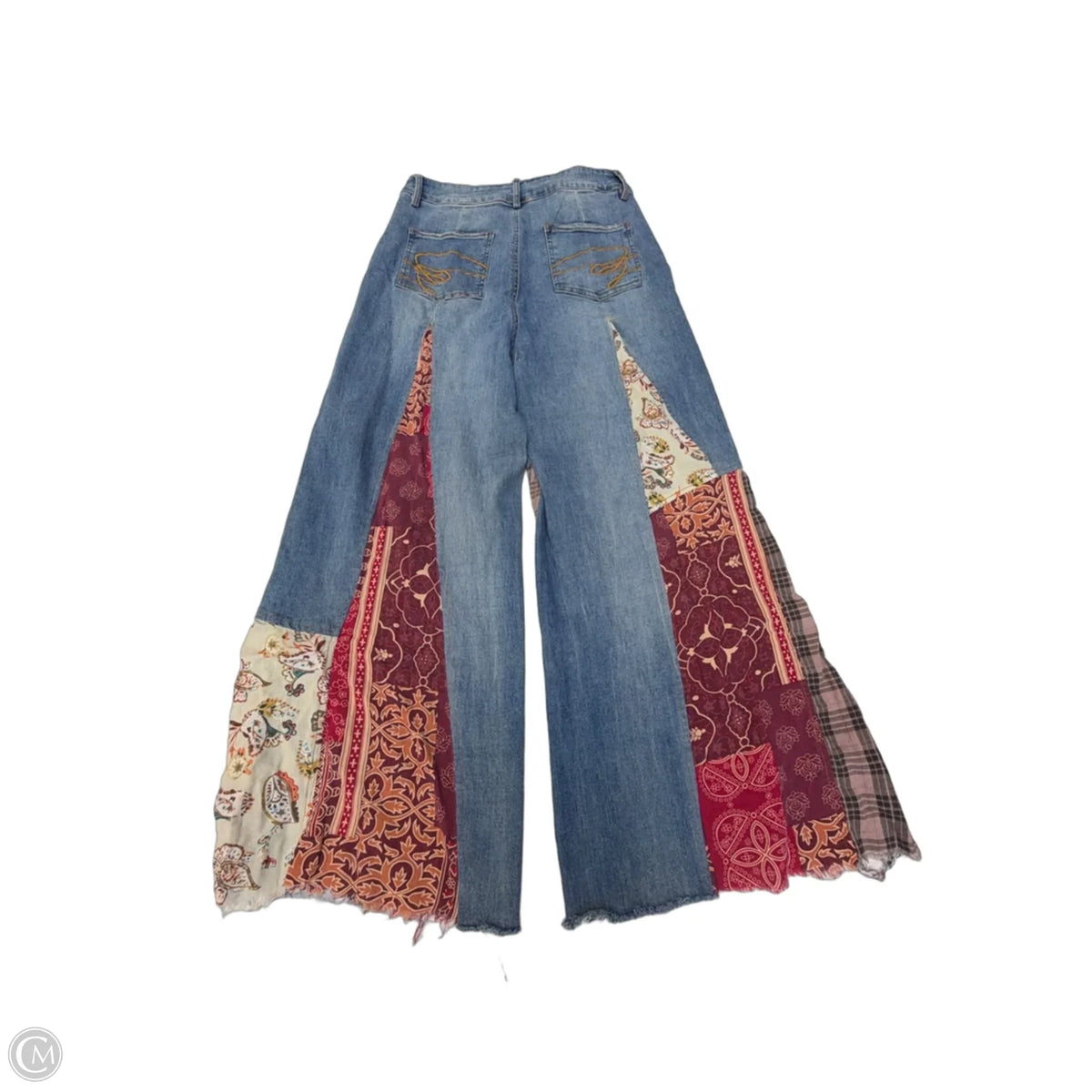 Jeans Flared By Jaded Gypsy In Blue, Size: L