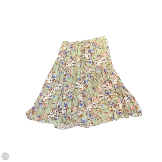 Skirt Maxi By Maurices In Green, Size: 1x
