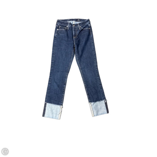 Jeans Straight By Ag Jeans In Blue, Size: 24