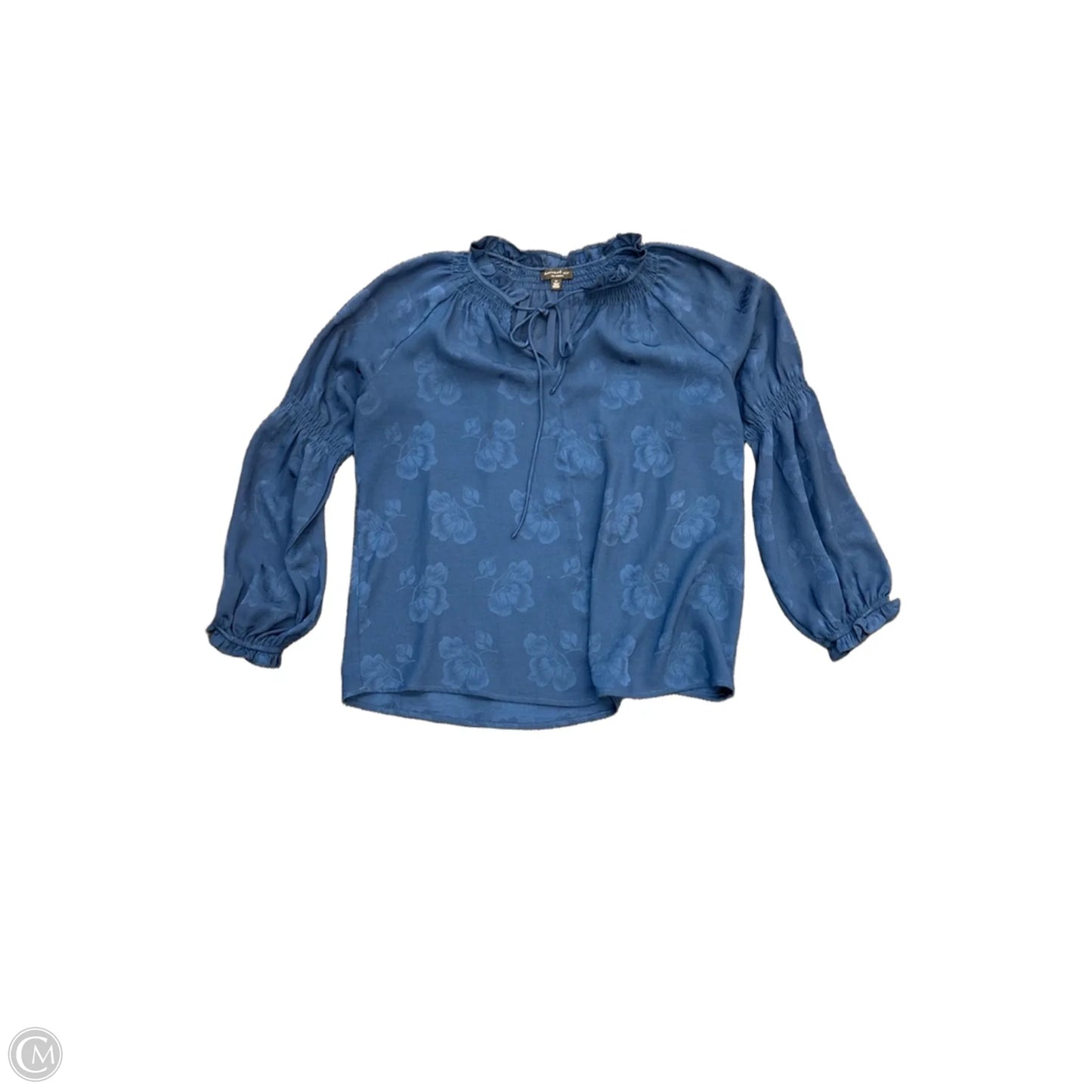 Top Long Sleeve By Current Air In Blue, Size: M