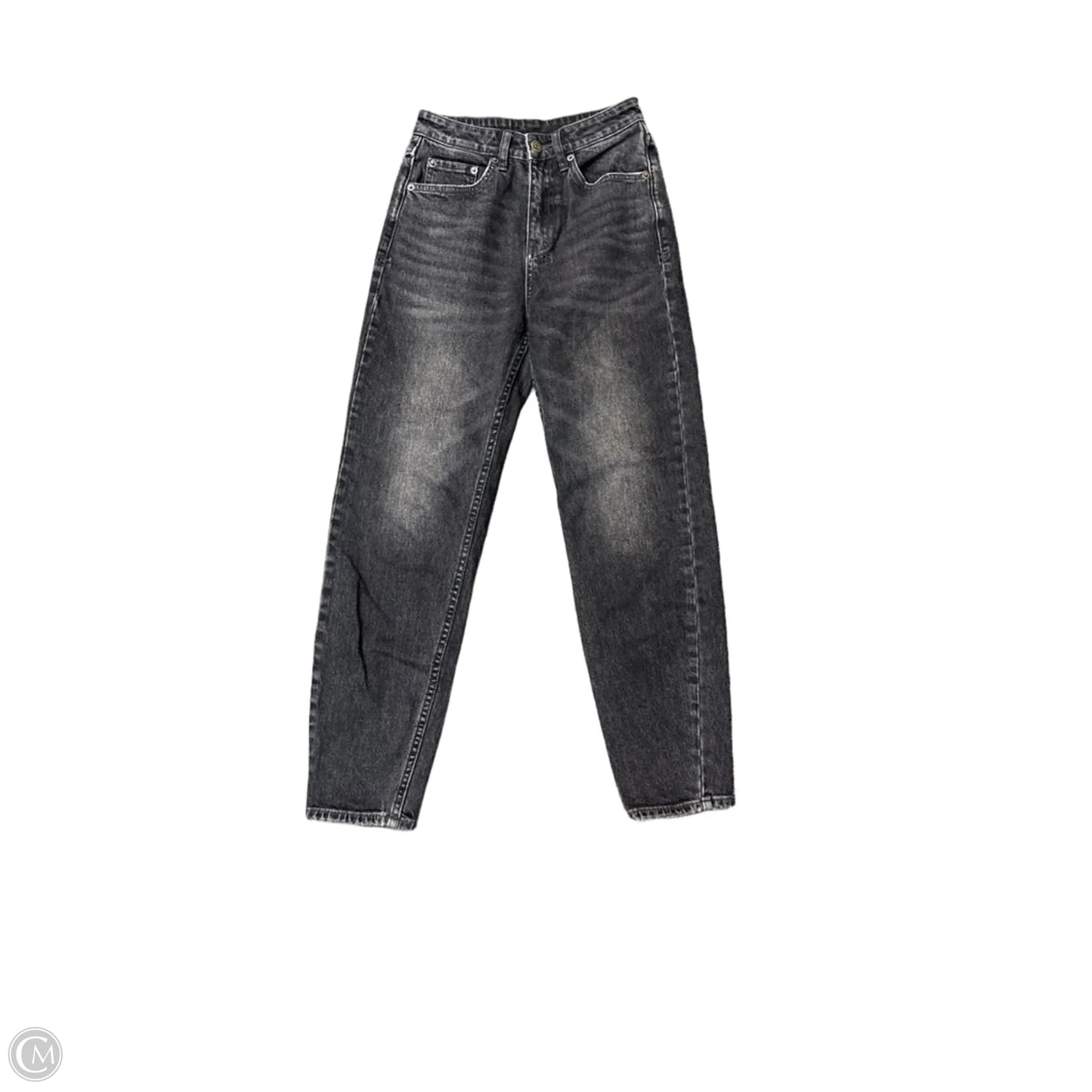 Jeans Straight By Clothes Mentor In Black, Size: 24