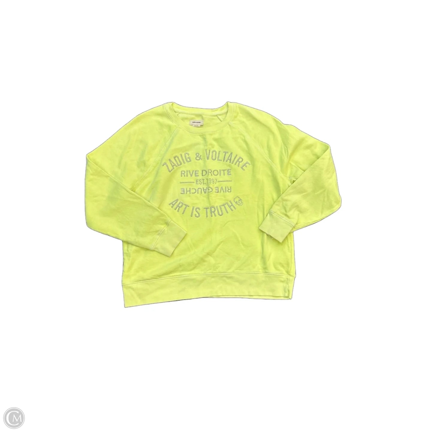 Sweatshirt Crewneck By Zadig And Voltaire In Green, Size: L