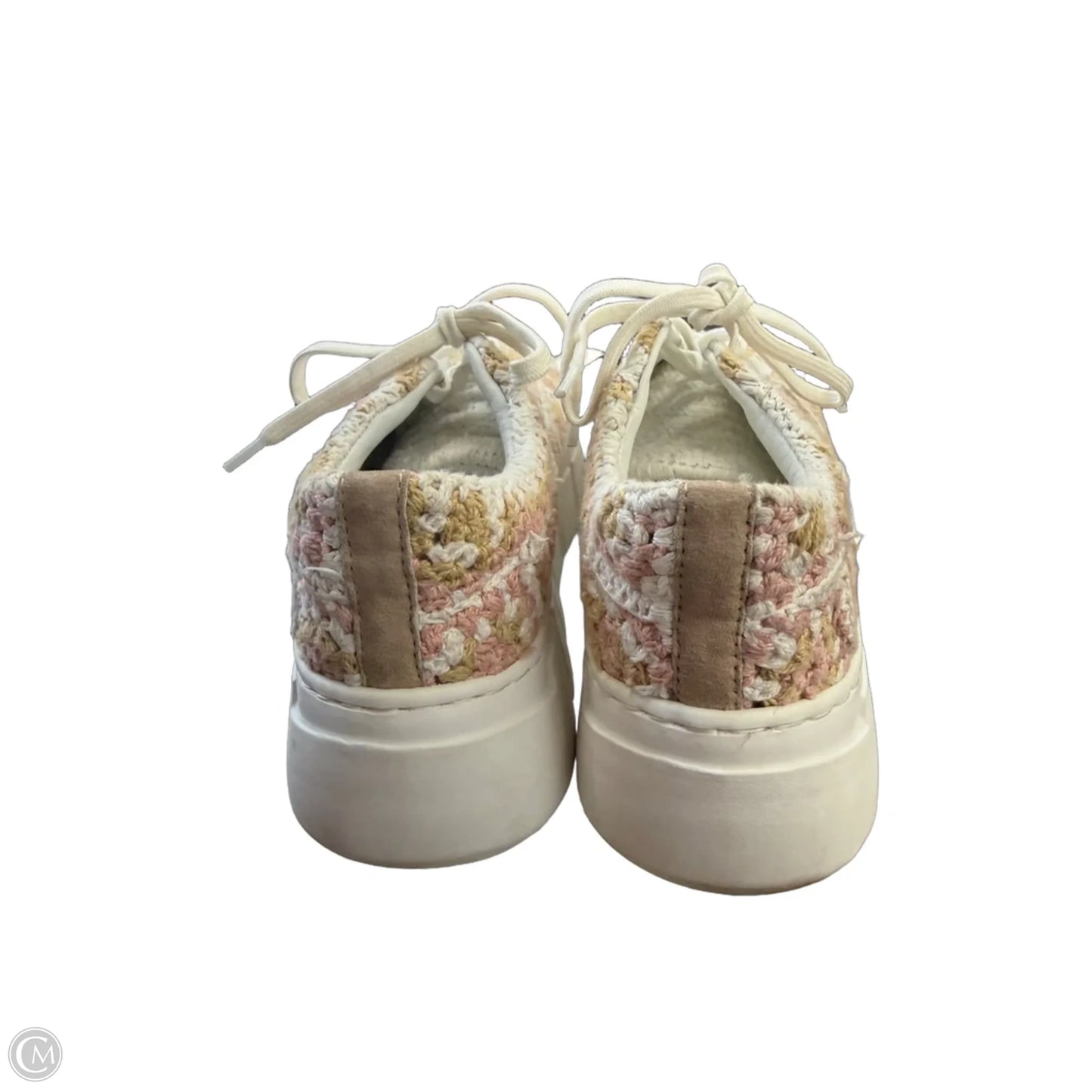 Shoes Sneakers Platform By Free People In Tan & White, Size: 6.5