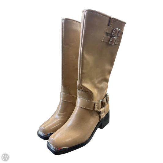 Boots Mid-calf Flats By Dolce Vita In Tan, Size: 8