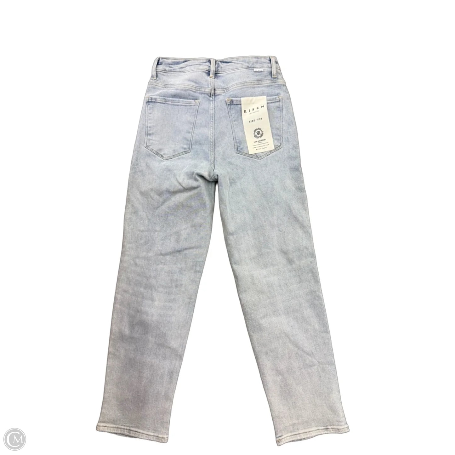 Jeans Straight By Risen In Blue, Size: 6