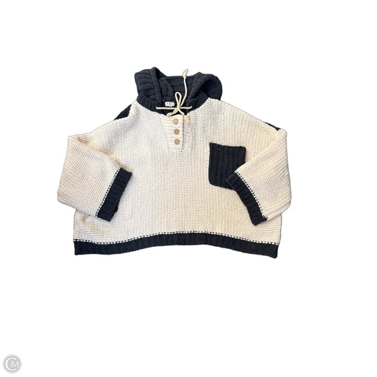 Sweater By Pol In Cream & Grey, Size: M