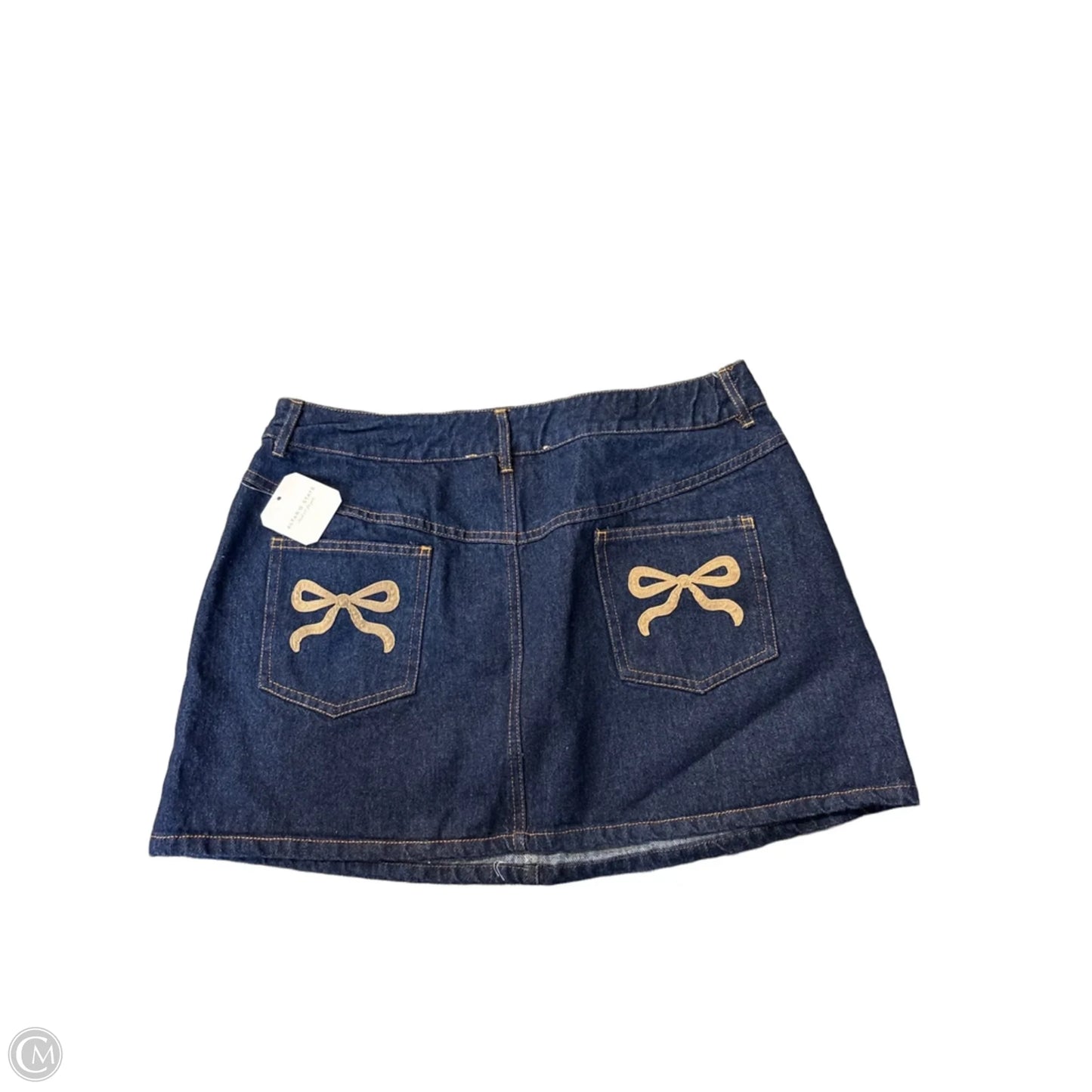 Skirt Mini & Short By Altard State In Blue, Size: Xl